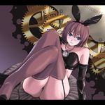  animal_ears artist_request bunny_ears copyright_request solo thighhighs 