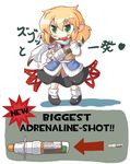  absurdres amura_(artist) bad_id bad_pixiv_id blonde_hair green_eyes highres left_4_dead left_4_dead_2 mizuhashi_parsee parody solo touhou 