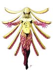  atlus demon persona red_eyes shin_megami_tensei tentacle yellow_skin 