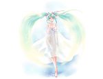  dress hatsune_miku vocaloid water white 