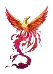  atlus beak bird demon persona phoenix phoenix_(shin_megami_tensei) shin_megami_tensei talons wings 