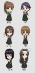  camera chibi hair_ornament hairclip half_updo highres hosokawa_kanako isse kanina_shizuka katsura_(marimite) long_sleeves maria-sama_ga_miteru multiple_girls takeshima_tsutako tsukiyama_minako yamaguchi_mami 