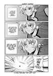  animal_ears comic doujinshi forehead_jewel greyscale hard_translated lyrical_nanoha magical_boy mahou_shoujo_lyrical_nanoha mahou_shoujo_lyrical_nanoha_a's mikage_takashi monochrome translated wolf_ears zafira 