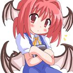  bat_wings cosplay daiyousei daiyousei_(cosplay) geetsu head_wings koakuma solo touhou wings 