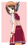  artist_request folded_ponytail komaki_manaka long_sleeves pleated_skirt school_uniform skirt solo to_heart_2 