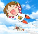  artist_request chibi flying futaba_channel heika multiple_girls suigetsu uchuu_senshi_baldios waha yamato_suzuran 