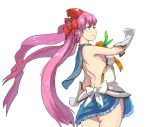  1girl cave_(developer) moggel mushihime-sama pink_hair reco short_skirt tagme white_background 