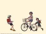  artist_request backpack bag bicycle choia futaba_channel ground_vehicle long_sleeves multiple_girls musu riding school_uniform suigetsu waha yamato_suzuran 