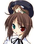  chibi hat heterochromia multiple_girls rozen_maiden siblings sisters souseiseki suiseiseki twins 