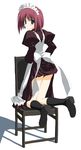  absurdres artist_request chair headdress highres hisui long_sleeves maid solo tsukihime 