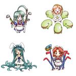  animal_ears artist_request bunny_ears duplicate futaba_channel long_sleeves me-tan medoi multiple_girls nijiura_maids os-tan saya saya_no_uta spring_onion waha yamato_suzuran 