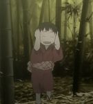  animated animated_gif child japanese_clothes kimono long_sleeves lowres male_focus mushishi renzu_(mushishi) screencap solo spinning 