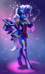  2018 anthro breasts clothing equine female friendship_is_magic hat holivi horn legwear leotard magic_wand mammal my_little_pony solo sparkles stockings top_hat trixie_(mlp) unicorn 