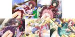  21_two_one 5girls bless_~close_your_eyes_open_your_mind~ collage company_connection dutch_angle game_cg hoshizaki_nozomi kareha long_sleeves masato_(navel) mizuki_karen morisaki_nao multiple_girls navel_(company) nishimata_aoi panties pointy_ears sagawa_midori shuffle! sore_wa_maichiru_sakura_no_you_ni soul_link striped striped_panties suzuhira_hiro third-party_edit underwear waitress 