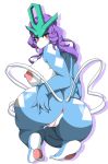  2019 anthro anthrofied anus blush breasts canid canine female hair legendary_pok&eacute;mon mammal mellonsoda nintendo nipples nude pok&eacute;mon pok&eacute;mon_(species) pok&eacute;morph purple_hair pussy solo suicune video_games 