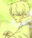  artist_request cigarette ginko lowres male_focus mushishi smoking solo 