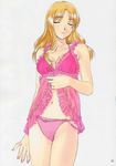  doujinshi endou_akira lingerie panties polorinken scan sentimental_graffiti solo underwear 