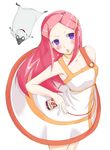  anemone_(eureka_seven) blush collar duplicate eureka_seven eureka_seven_(series) gulliver hair_ornament hairclip jewelry long_hair necklace pink_hair purple_eyes solo waku 