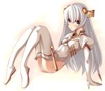  ar_tonelico ar_tonelico_i artist_request ass bangs blue_eyes blush boots braid closed_mouth expressionless flat_ass flat_chest from_side full_body gloves hair_between_eyes headgear knees_up leotard lying reclining shurelia solo thigh_boots thighhighs turtleneck twin_braids white_gloves white_hair white_legwear 