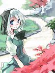  face konpaku_youmu oekaki smile solo touhou ushiki_yoshitaka 