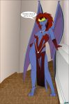  breasts clothed clothing demona_(gargoyles) disney fab3716 female gargoyles hair humanoid looking_at_viewer pinup pose solo 