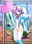  angel copyright_request long_sleeves nurse rosanna_(mt3t-njr) solo syringe thighhighs wings 