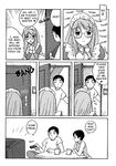  2girls comic copyright_request greyscale maid monochrome mori_kaoru multiple_girls translated 