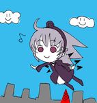  chibi eighth_note flying humming long_sleeves lowres musical_note rozen_maiden smile solo suigintou takanashi 
