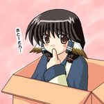  animal_ears arumi_(arumikan) aruruw box cardboard_box dog_ears in_box in_container long_sleeves solo utawareru_mono 