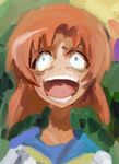  artist_request crazy_eyes higurashi_no_naku_koro_ni oyashiro ryuuguu_rena solo traditional_media 