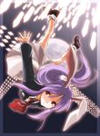  akiyama_nenehisa animal_ears blazer bullet bunny_ears danmaku flying jacket long_sleeves moon red_eyes reisen_udongein_inaba skirt solo spell_card touhou 