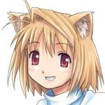  animal_ears arcueid_brunestud artist_request blonde_hair cat_ears duplicate jpeg_artifacts lowres solo sweater tsukihime 