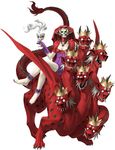  alcohol chalice dragon highres kazuma_kaneko mother_harlot shin_megami_tensei shin_megami_tensei_iii:_nocturne solo whore_of_babylon wine 