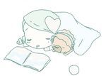  animated animated_gif chibi kanaria lowres nose_bubble rozen_maiden sleeping snot solo wanku 