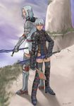  1girl artist_request elf elvaan final_fantasy final_fantasy_xi pointy_ears thighhighs 