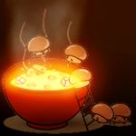  animated_gif artist_request copyright_request food lowres mushroom no_humans soup suicide what 
