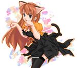  animal_ears asahina_mikuru cat_ears solo suzumiya_haruhi_no_yuuutsu tail takahashi_ren thighhighs 