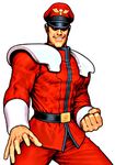  capcom_vs_snk capcom_vs_snk_2 clenched_hand grin hat long_sleeves lowres male_focus mori_toshiaki official_art pauldrons smile solo street_fighter vega white_background 