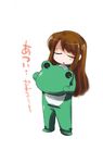  animal_costume asahina_mikuru costume frog frog_costume kotomaru1 solo suzumiya_haruhi_no_yuuutsu 