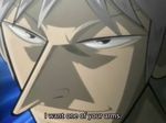  akagi akagi_shigeru black_eyes close-up face grey_hair long_nose male_focus screencap solo subtitled 