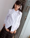  kishinami_riho photo school_uniform solo undressing 