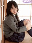  blazer jacket kishinami_riho kneehighs photo school_uniform socks solo 