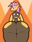  anthro big_butt butt equine female girafarig giraffe giraffid ikakins mammal nintendo nude pok&eacute;mon pok&eacute;mon_(species) video_games 