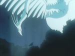  cardcaptor_sakura clow_card dark dragon fly_(clow_card) no_humans screencap sky tree 