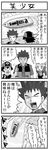  2girls 4koma boat comic greyscale hat hikari_(pokemon) mai_(pokemon) monochrome multiple_boys multiple_girls pantyhose pokemoa pokemon pokemon_(anime) pokemon_(game) pokemon_dp_(anime) pokemon_dppt satoshi_(pokemon) takeshi_(pokemon) translated water watercraft waterfall 