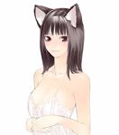  animal_ears cat_ears copyright_request es_(cah60700) lingerie negligee solo underwear 
