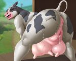  after_sex anthro anus aoino_broome big_butt bovid bovine breasts butt female fur horn lips mammal nipples pussy slightly_chubby tail_tuft teats thick_thighs tuft udders wide_hips 