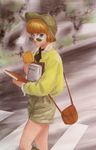  80s book glasses hiyama_hikaru kimagure_orange_road long_sleeves oldschool scarf solo sunglasses takada_akemi 