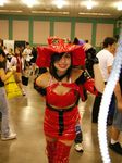  absurdres cosplay fanime guilty_gear hat highres i-no leather photo red_hat solo thighhighs 