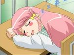 closed_eyes kage_kara_mamoru! konnyaku_yuuna school_uniform screencap sleeping solo 